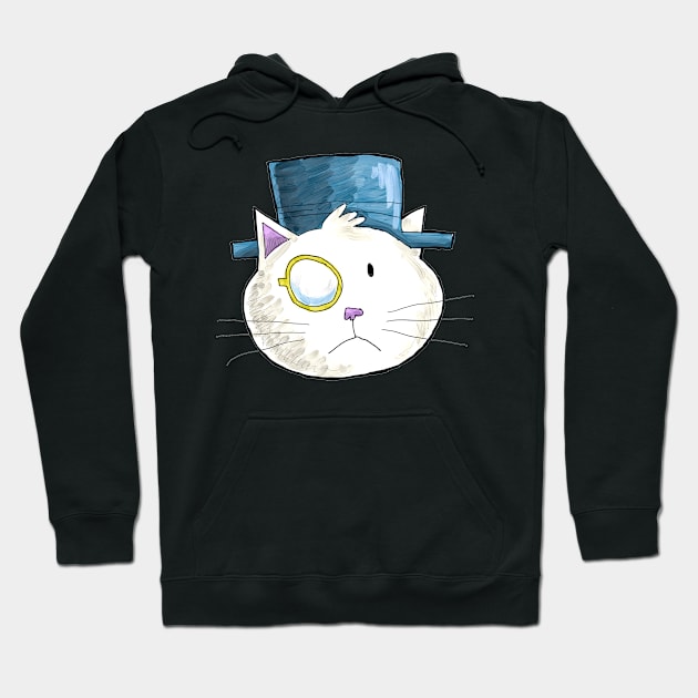 Dapper Cat Hoodie by johnnybuzt